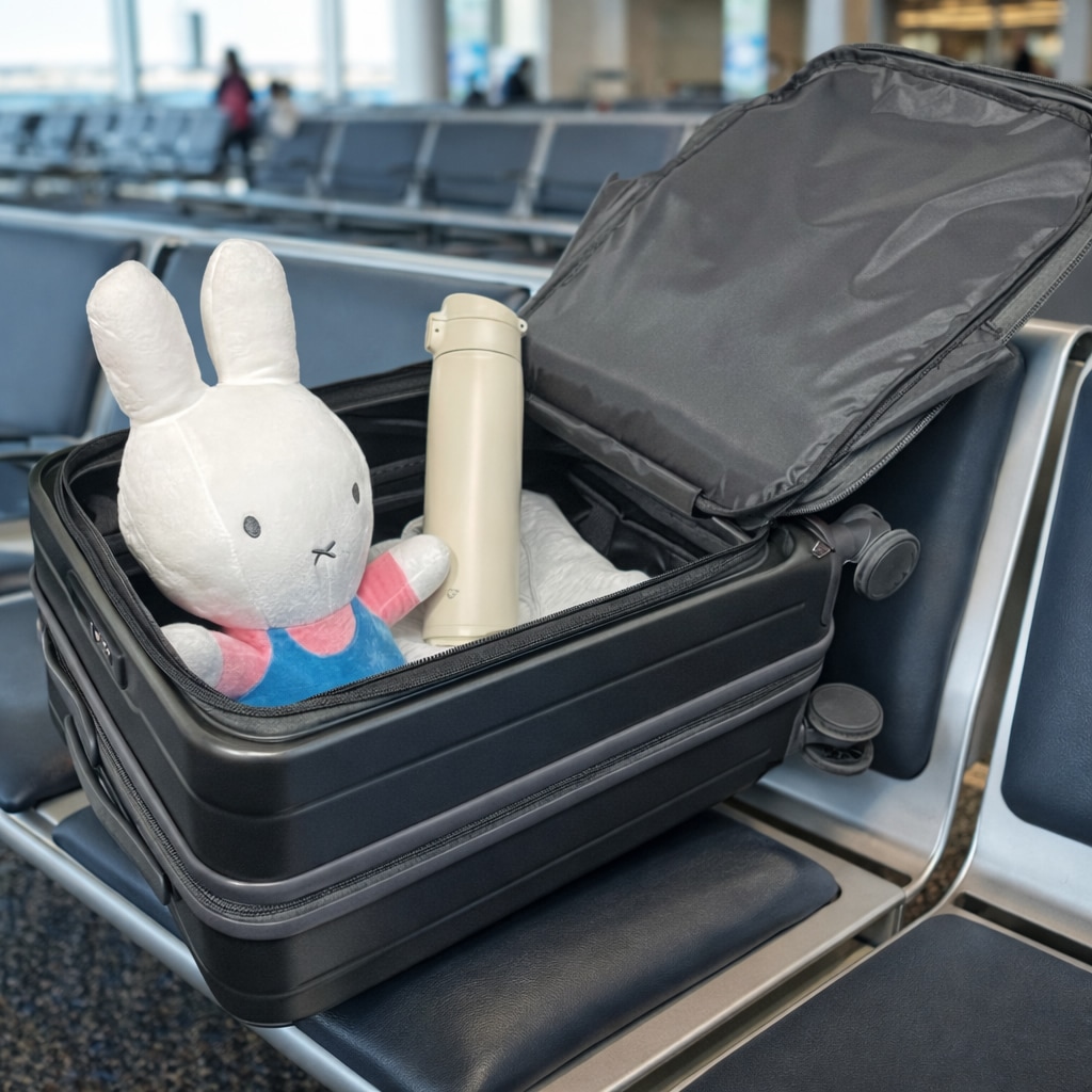 N'eeds! フロントドア式 キャリーケース 36L FO-HEO36 HEオレンジ