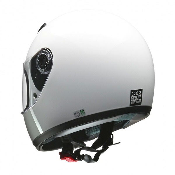 リード工業 LEAD バイク ヘルメット フルフェイス CROSS CR-715 ホワイト 【同梱不可】
