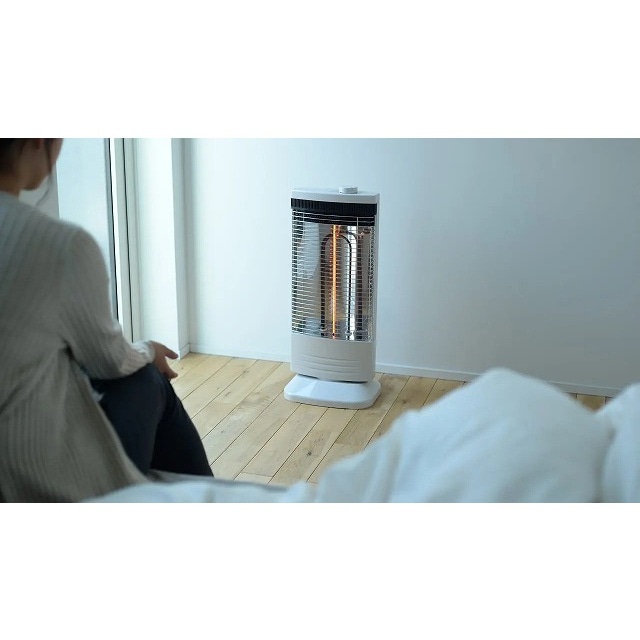 トヨトミ 速暖遠赤外線電気ヒーター ホワイト EWH-CS100P-W【送料無料】【同梱不可】