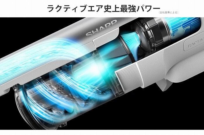 シャープ SHARP サイクロン式コードレスクリーナー EC-SR10-B