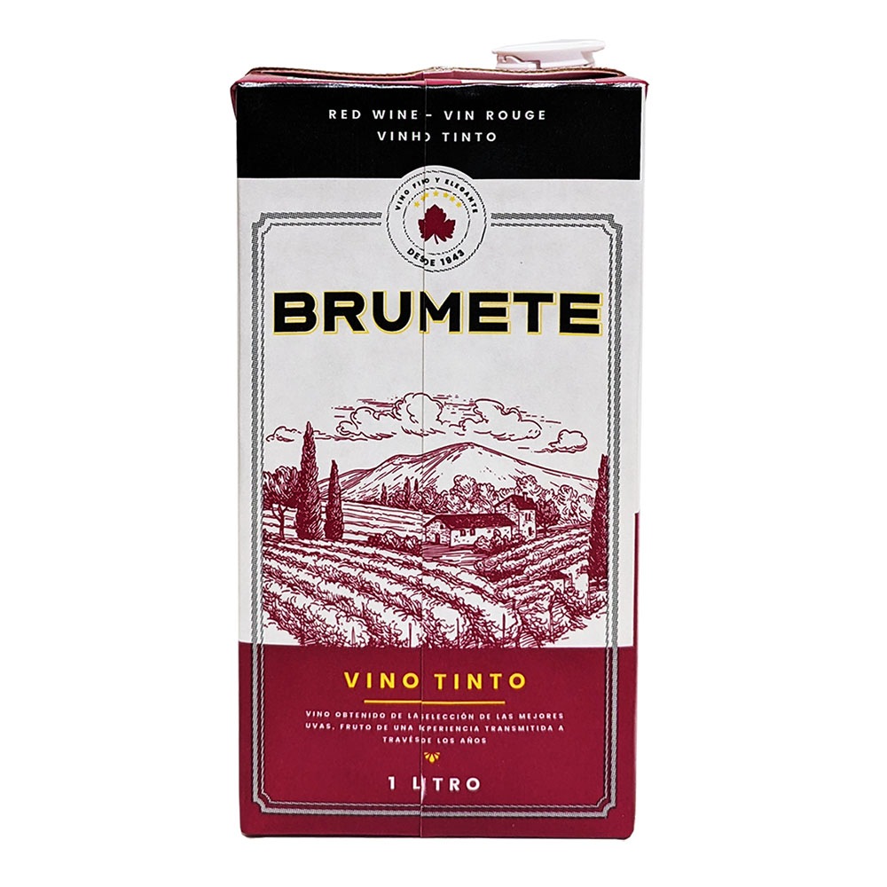 ロウィンズ スペイン産 BRUMETE 赤ワイン 1000ml 辛口 度数12% 【m特】