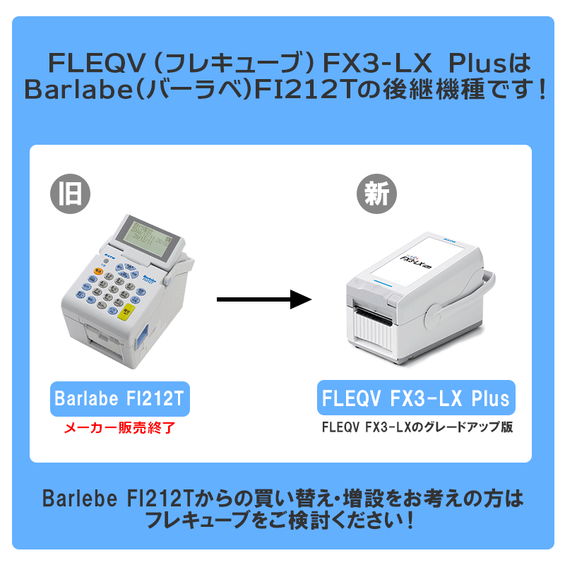 FLEQV �ե쥭�塼�� �ץ饹 FX3-LX Plus ���ȡ� ��٥�ץ�󥿡��Ϥ��Ƥ����Ȥ����[̵��LAN��Bluetooth��ǥ�] �鿴�ԥ��å� SATO FI212T �С���� ��ѵ� Barlabe WWFX3L273�ڿ�Ƴ���饯�饯5�����åȡ�