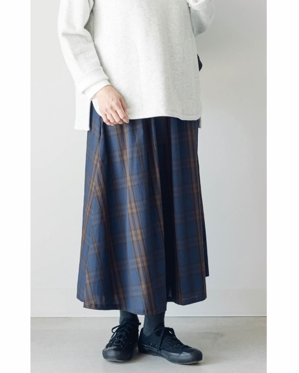 リラシク / タータンチェックタックスカート