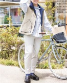 ノーザントラック / スタンドカラーリバーシブルベスト