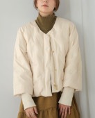 ブージュルード / サークルヒートボンディングノーカラーコート|BouJeloud|BRAND