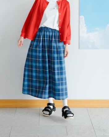 ケイット / 北欧チェック＆無地スカート