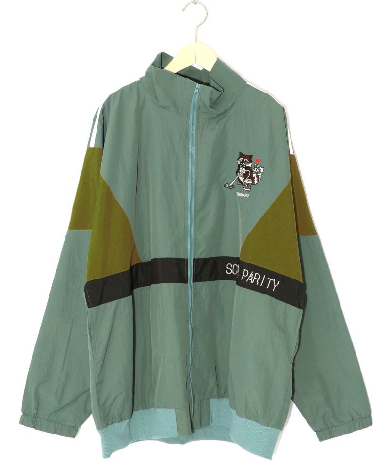 スカラーパリティー / タスカル刺繍入り トラックジャージブルゾン