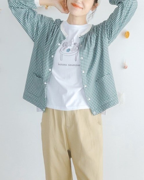 ケイット / ボーダー＆チェックカーディガン | BRAND,north