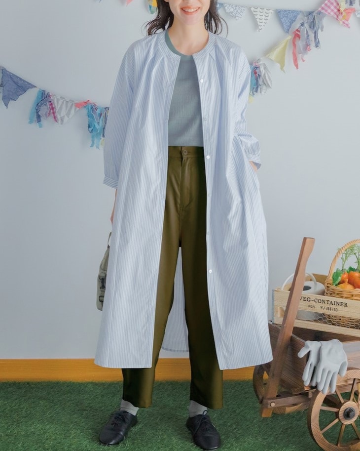 ケイット / お祝いモチーフ付きシャツワンピース