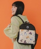 スカラー / ネコ柄ポケット 高密度ポリミニリュック