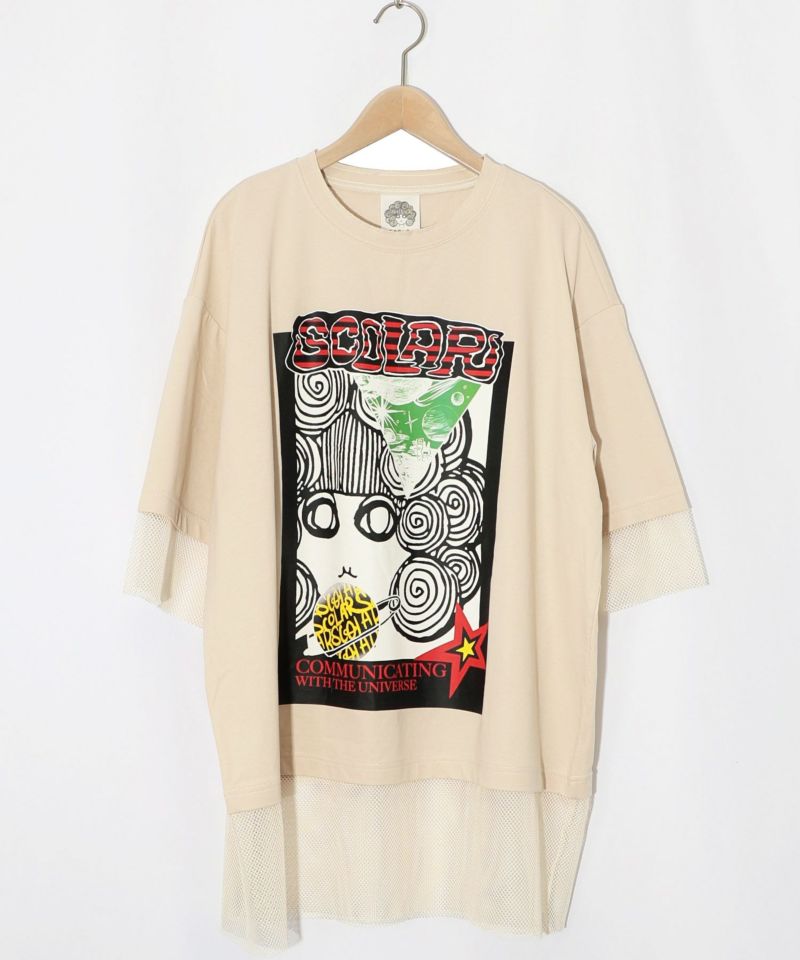 スカラー / スカラーちゃん柄メッシュ切替BIG-T | BRAND,ScoLar
