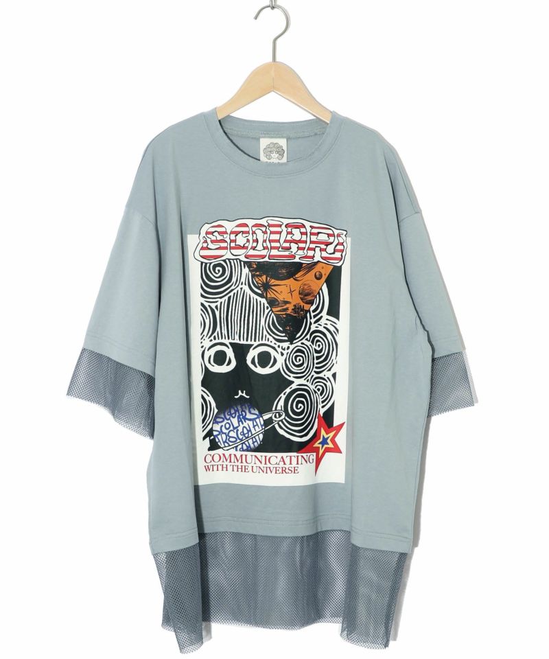 スカラー / スカラーちゃん柄メッシュ切替BIG-T | BRAND,ScoLar