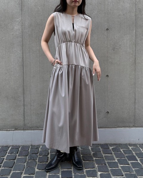 【お値下げ】&g'aimeアンジェム　スタンドカラーワッシャーコート &g'aime