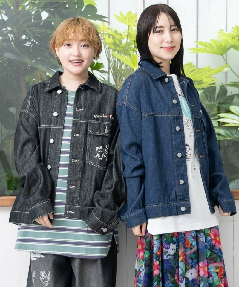 スカラーパリティー / なめことネコずきんのおつかい デニムジャケット