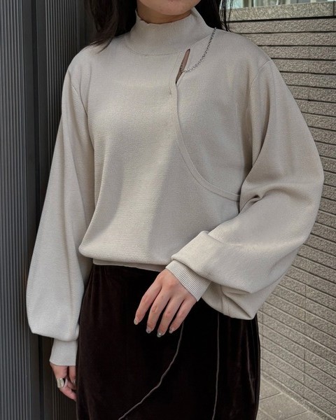 アンジェム / チェーンデザインニット