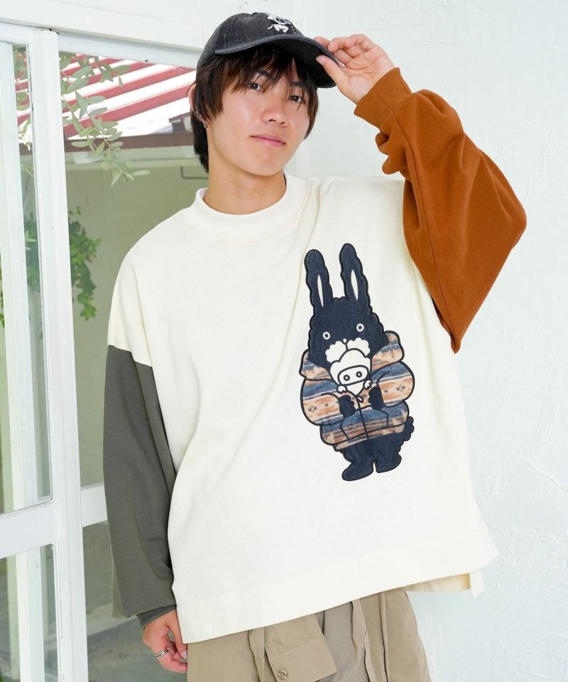 スカラーパリティー / 冬支度もけラビル配色プルオーバー