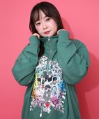 スカラー / スカラーちゃんと時計と音楽柄裏毛チュニック