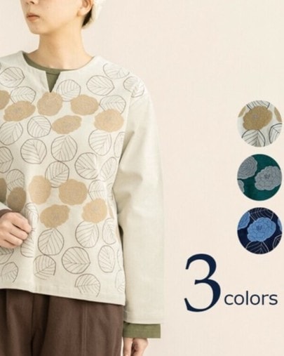 イマゴ / 花刺繍ブラウス