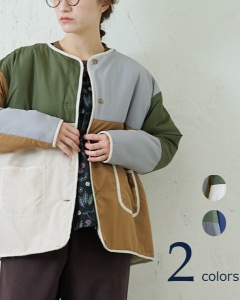 イマゴ / 配色切替リバーシブルブルゾン