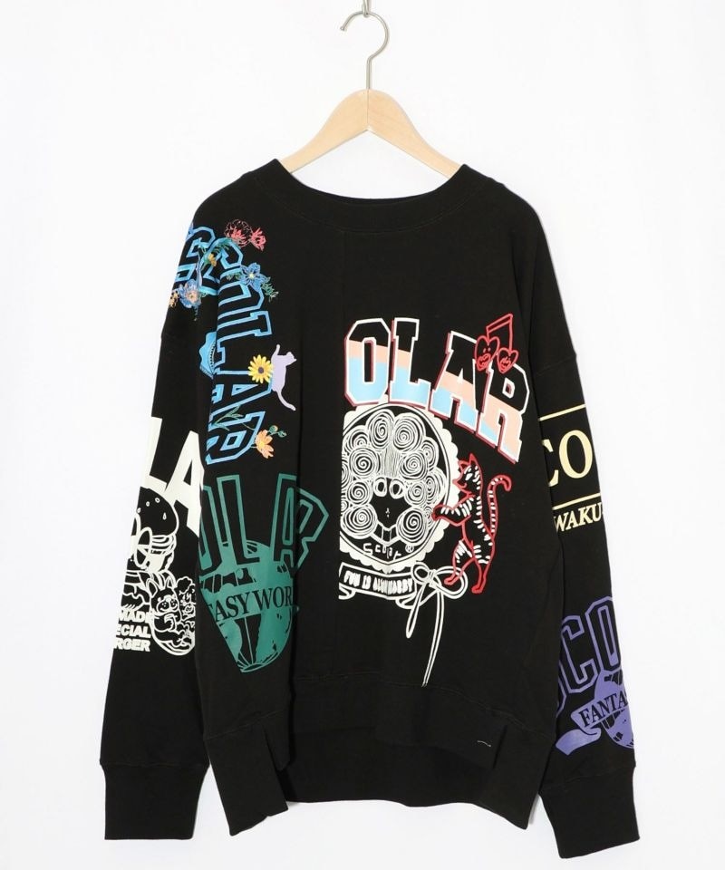 スカラー / ポップ柄リメイク風ミニ裏毛プルオーバー | BRAND,ScoLar