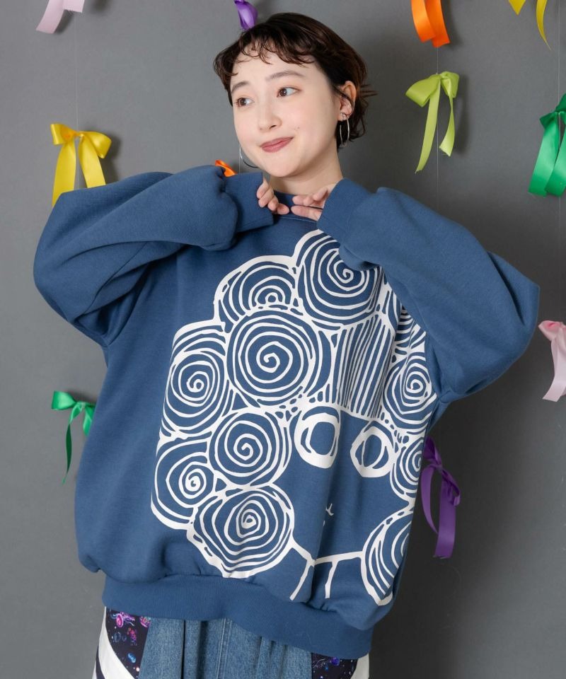 スカラー / スカラーちゃん裏起毛 BIGプリントプルオーバー | BRAND