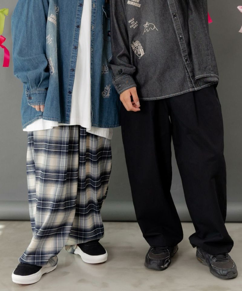 スカラーパリティー / ポッケにパリティキャラクターズ 3素材パンツ