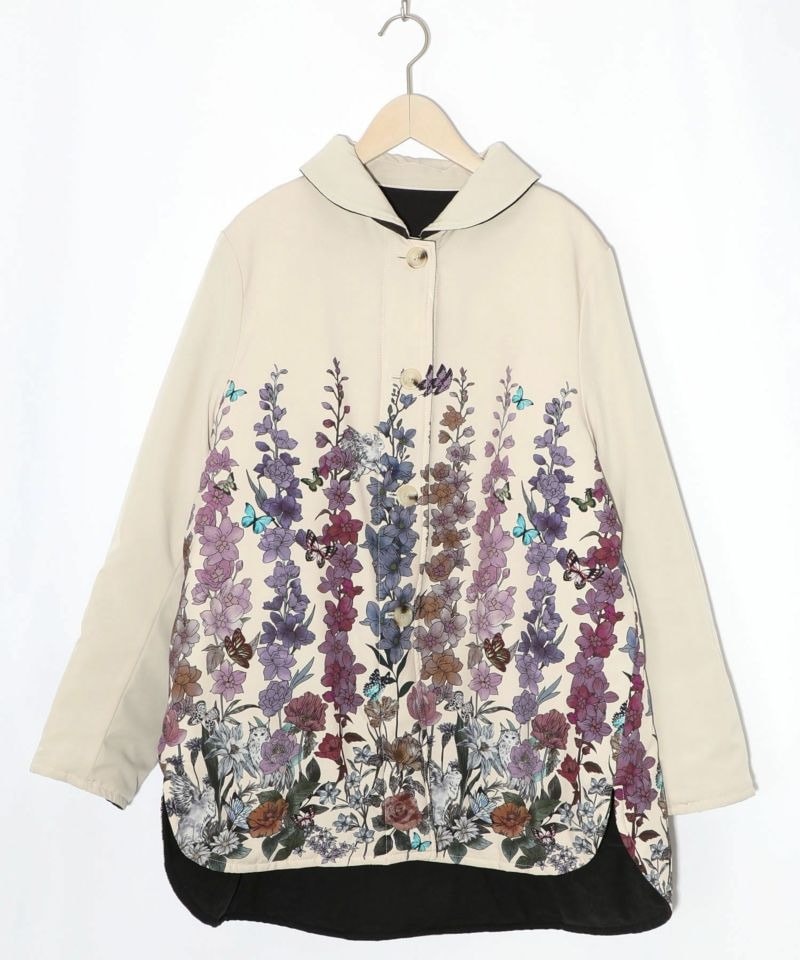 イズスカラー / 花柄orキルティング リバーシブルブルゾン | BRAND