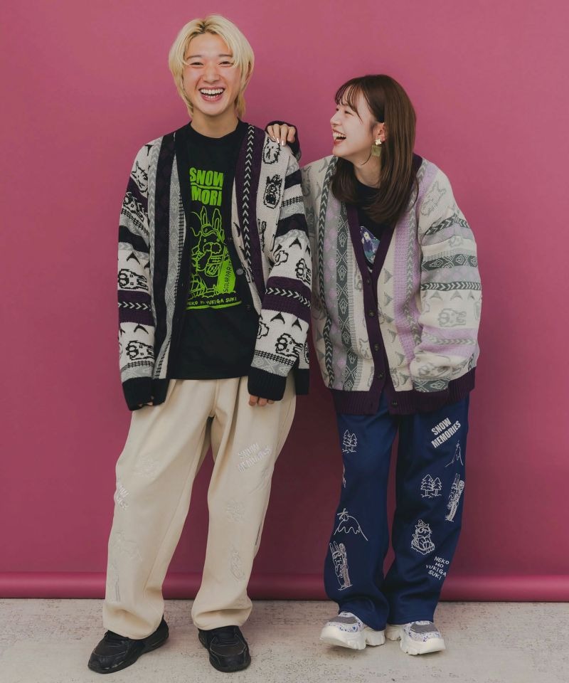 スカラーパリティー / 落書き調Parityキャラジャガード3Dニット