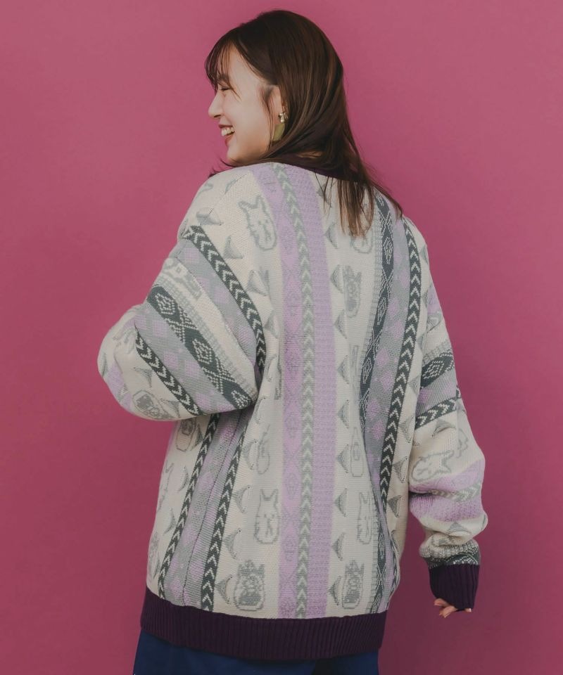 スカラーパリティー / 落書き調Parityキャラジャガード3Dニット