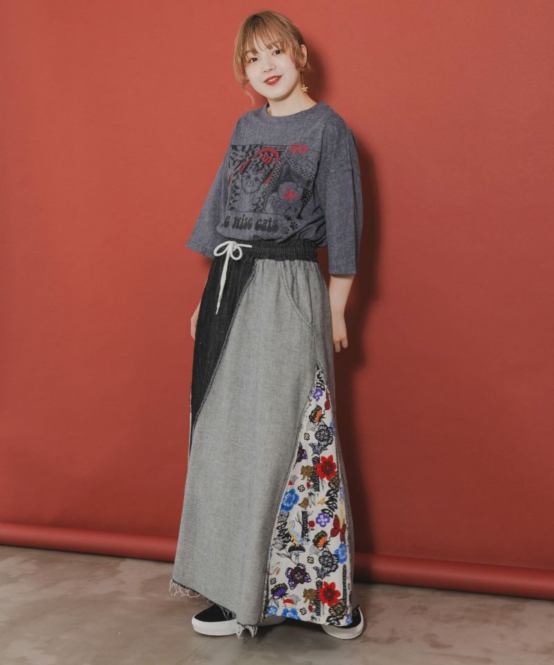 AFOL 花柄 変形 スカート ひろかっ 