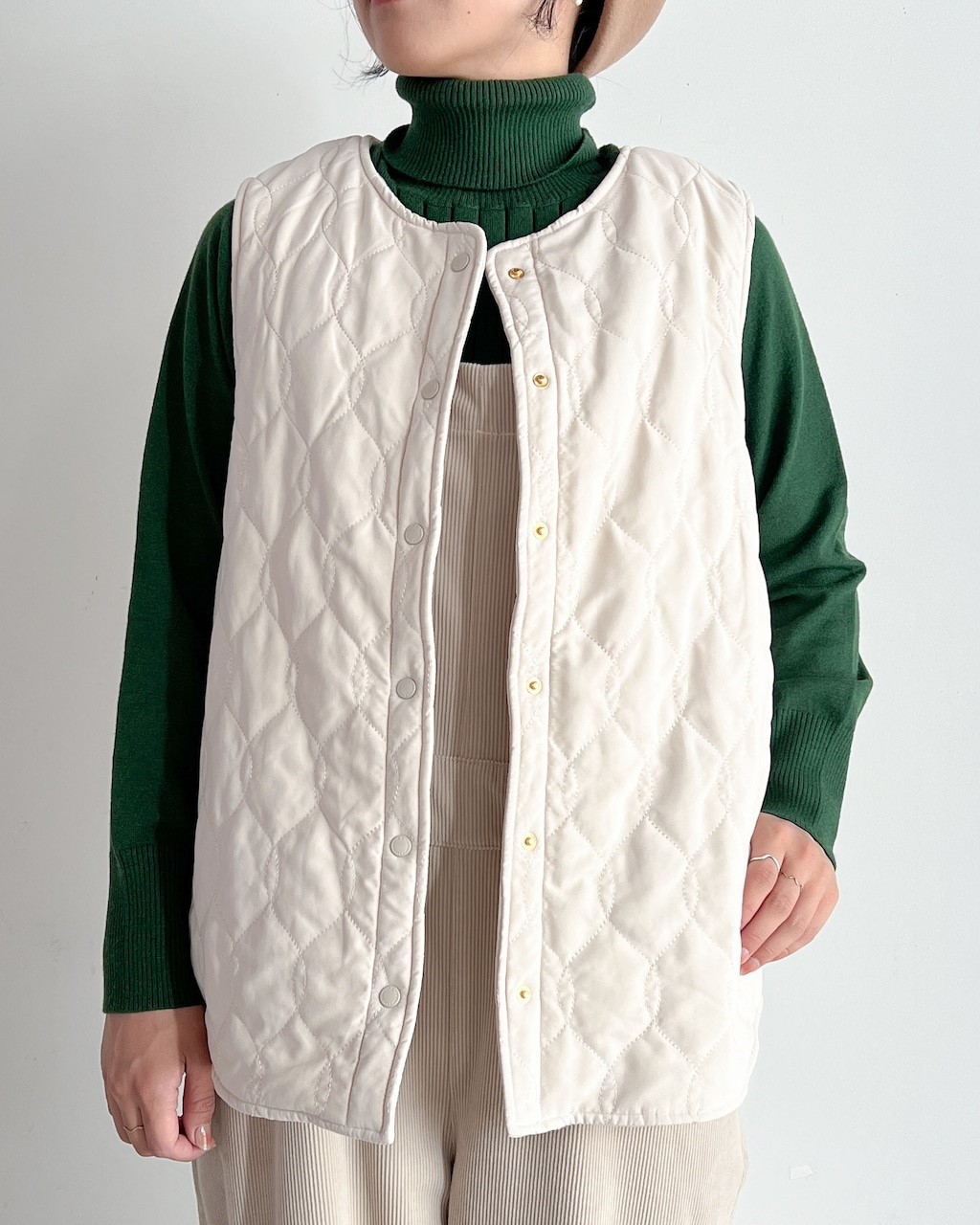 ケイット / ミドル丈キルティングベスト | ITEM,Outer | アバン