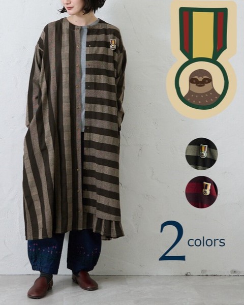 roku ストライプワンピース 好ま 