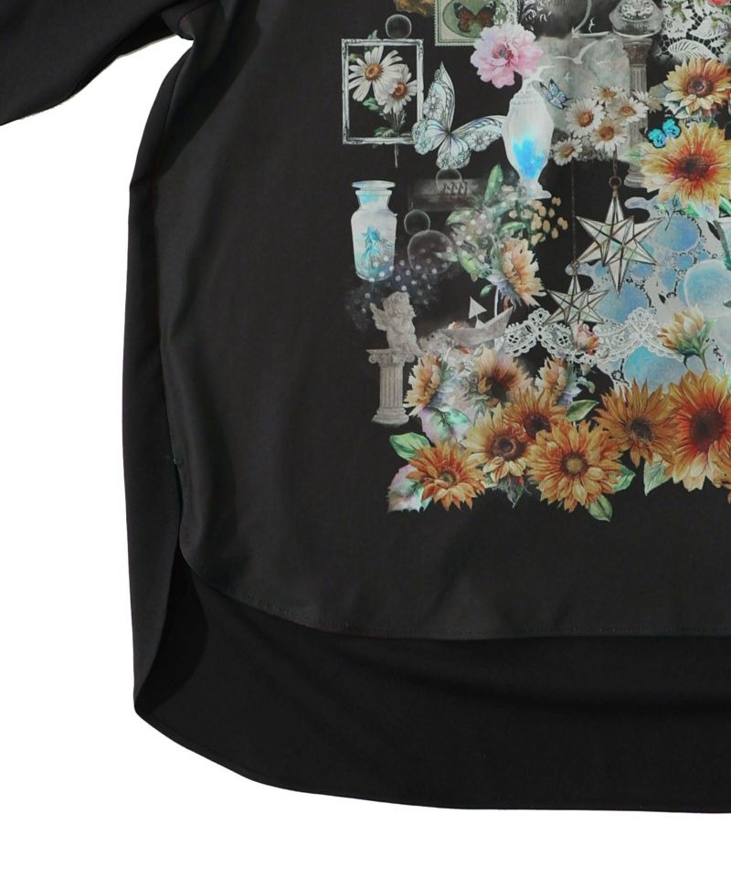 イズスカラー / ひまわりコラージュ柄プルオーバー | BRAND