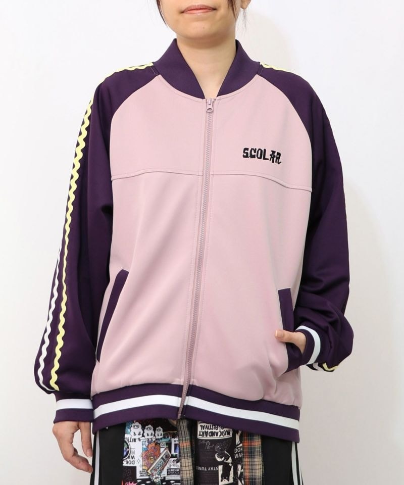 スカラー / 花とスカラー刺繍 ジャージブルゾン | BRAND,ScoLar