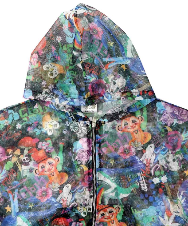 スカラー / ネコ柄・POP柄 2柄展開メッシュブルゾン | BRAND