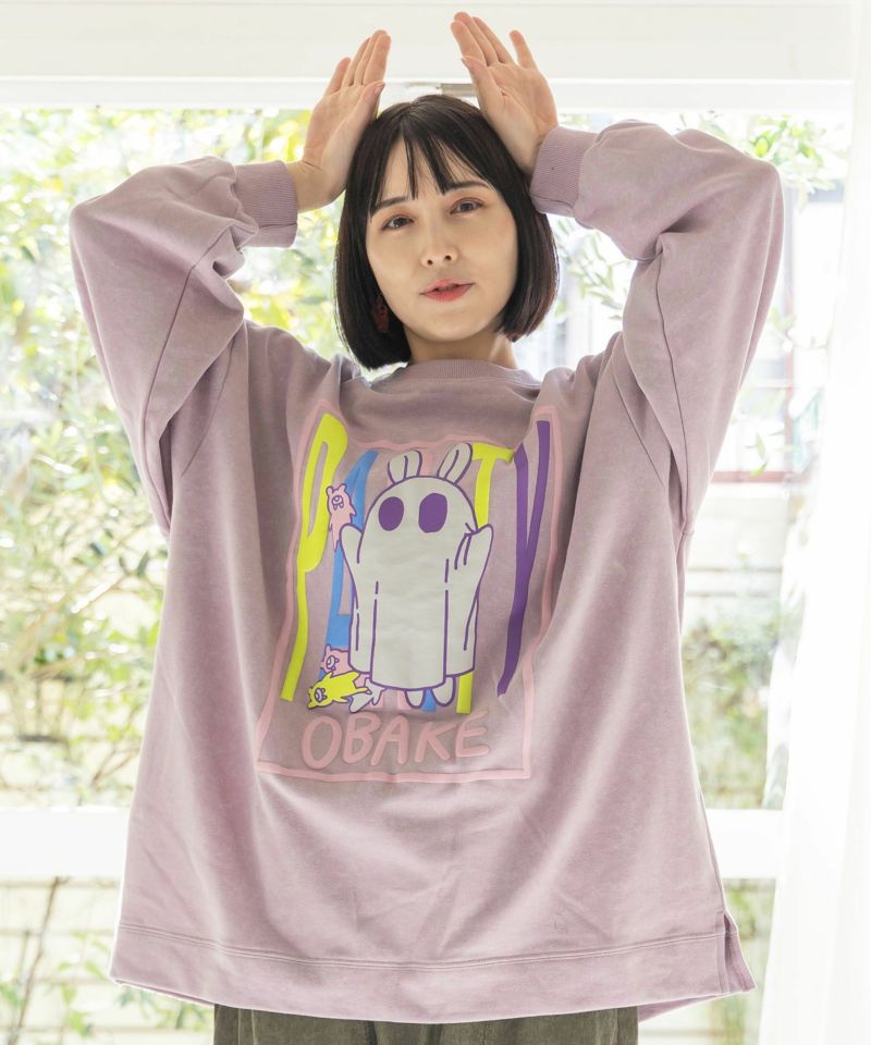 【日本限定モデル】 スカラーパリティー / おばけウサギ 発泡プリントBIGプル トップス