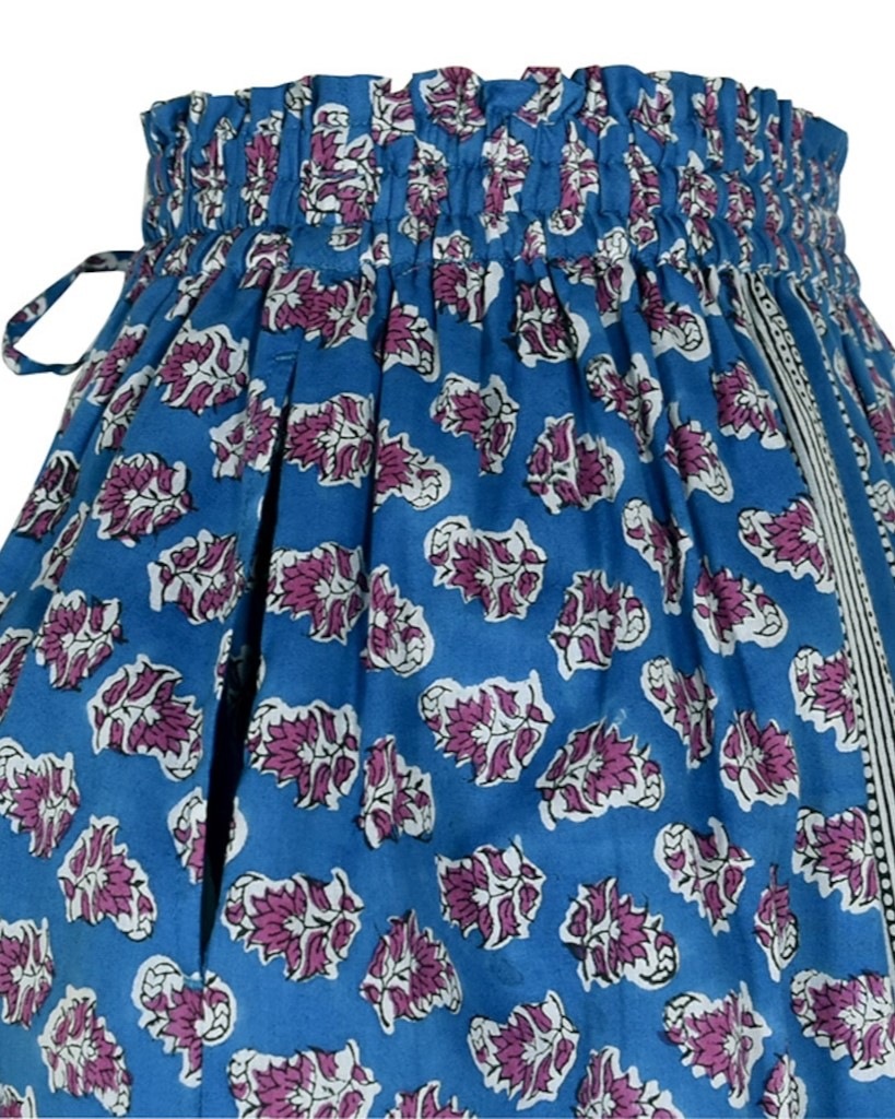 リラシク / ブロックプリントギャザースカート | ITEM,Bottoms