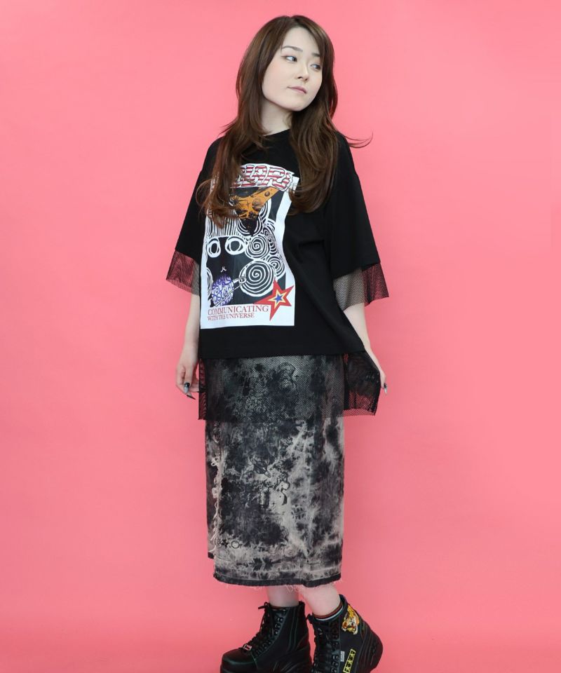 スカラー / スカラーちゃん柄メッシュ切替BIG-T | BRAND,ScoLar