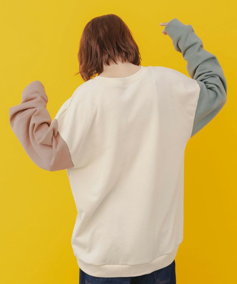 スカラーパリティー / ウサギとクマのスニーカープリント裏毛
