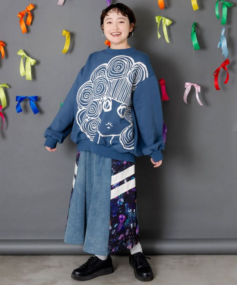 スカラー / スカラーちゃん裏起毛 BIGプリントプルオーバー | BRAND