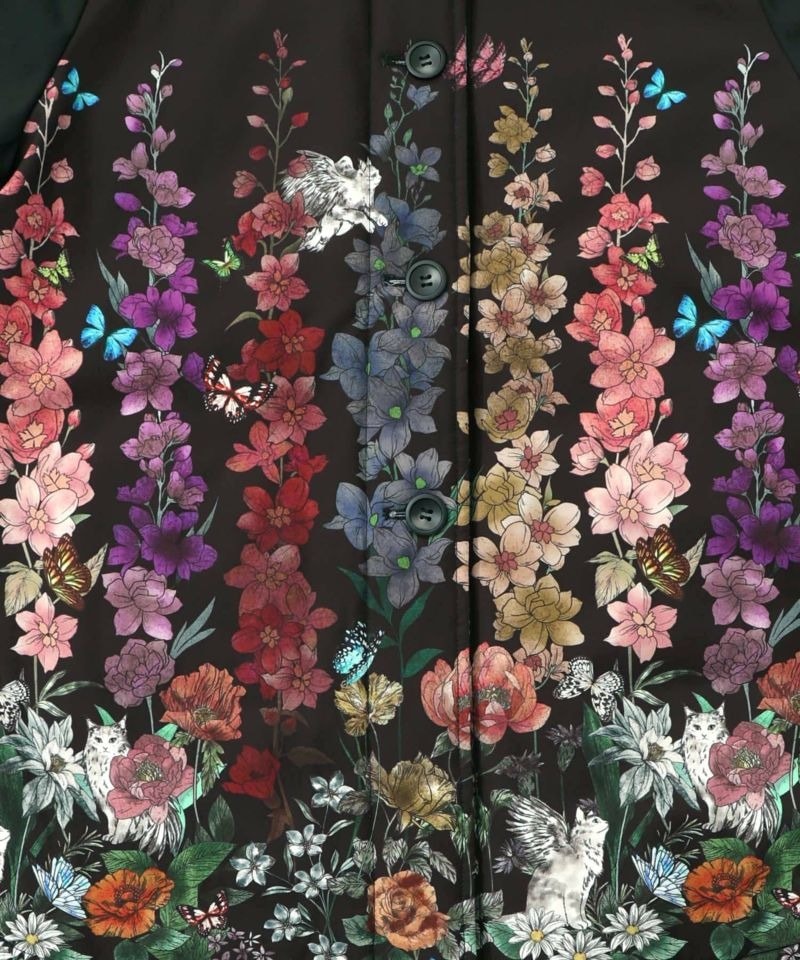 イズスカラー / 花柄orキルティング リバーシブルブルゾン | BRAND