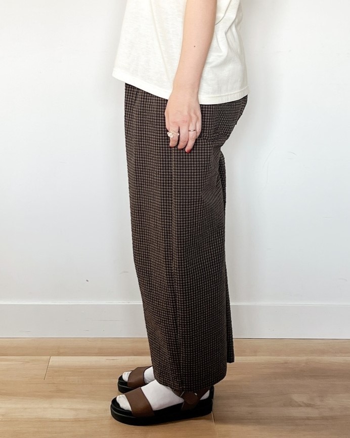 ★★★タグ付新品★クラスカ★HÅU★ドット★パンツ★ホワイト★★★ ハイウエストタックワイドパンツ【スピード配送】 | 【公式