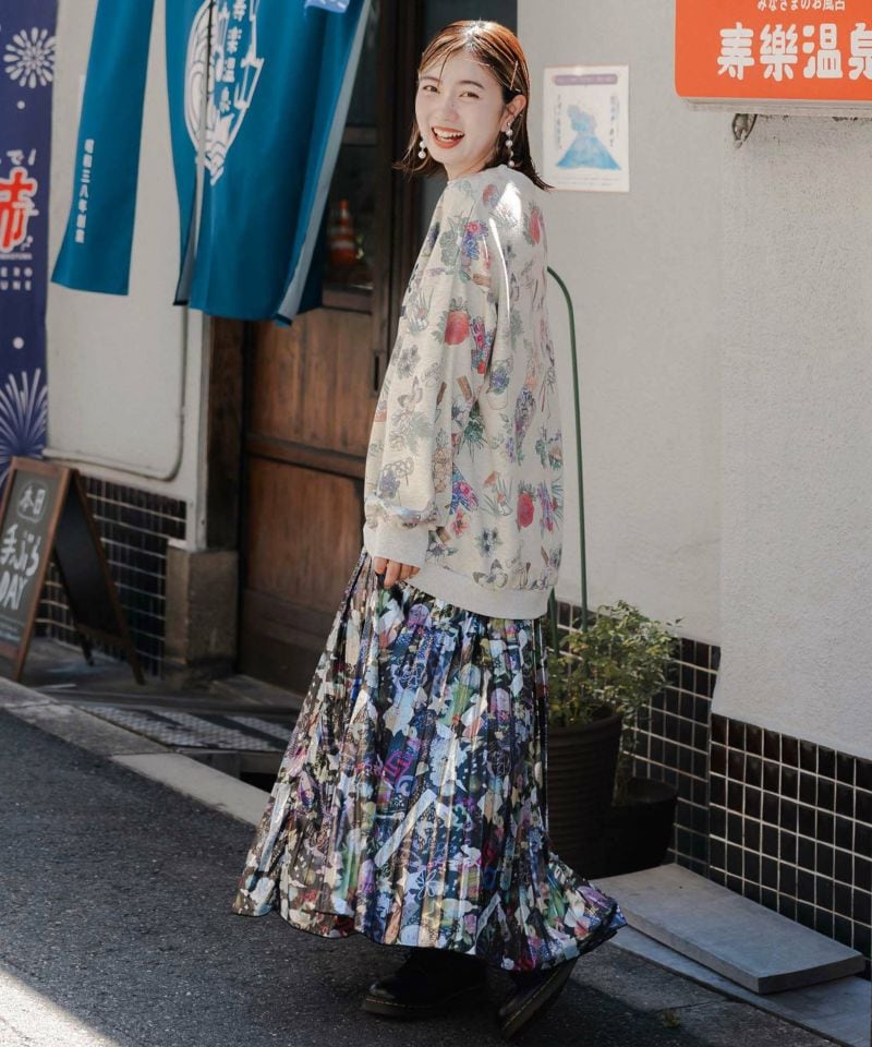 スカラー / POP柄・レトロ柄・花コラージュ柄 3柄展開ホログラム