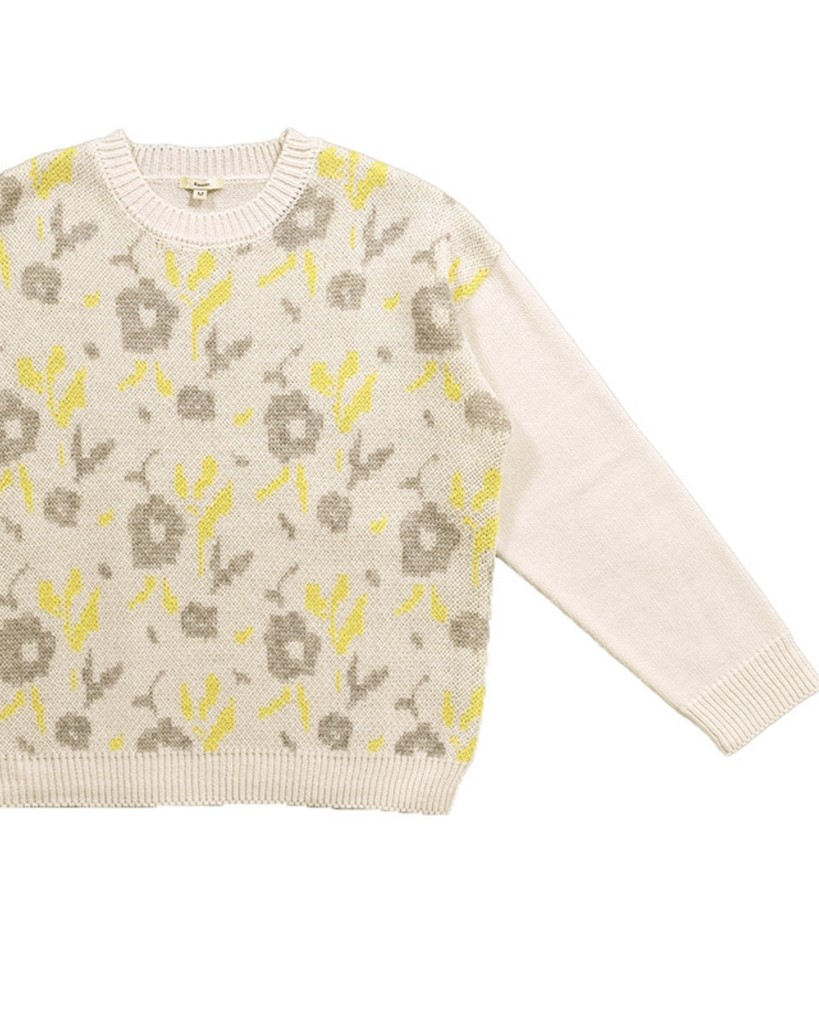ケイット / 花柄ジャカードニットプルオーバー | ITEM,Tops | アバン
