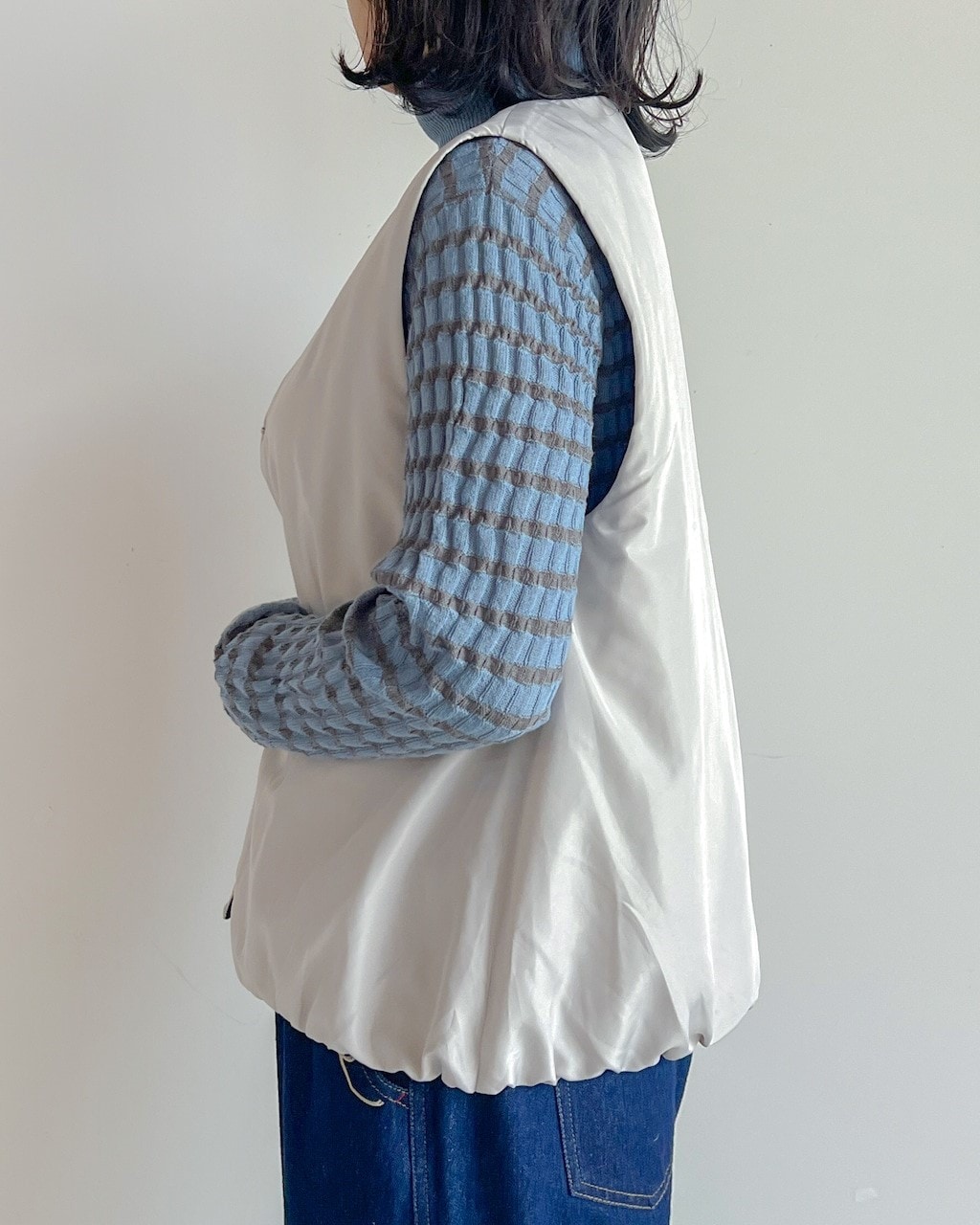 ケイット / 中わた入り裏キルティングベスト | ITEM,Outer