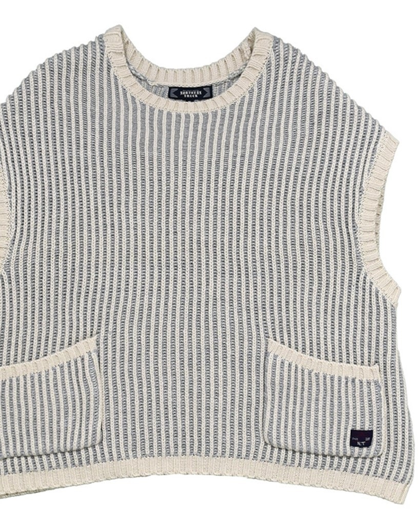 なお ページ ノーザントラック / クルーネックワイドベスト | ITEM,Tops | アバン