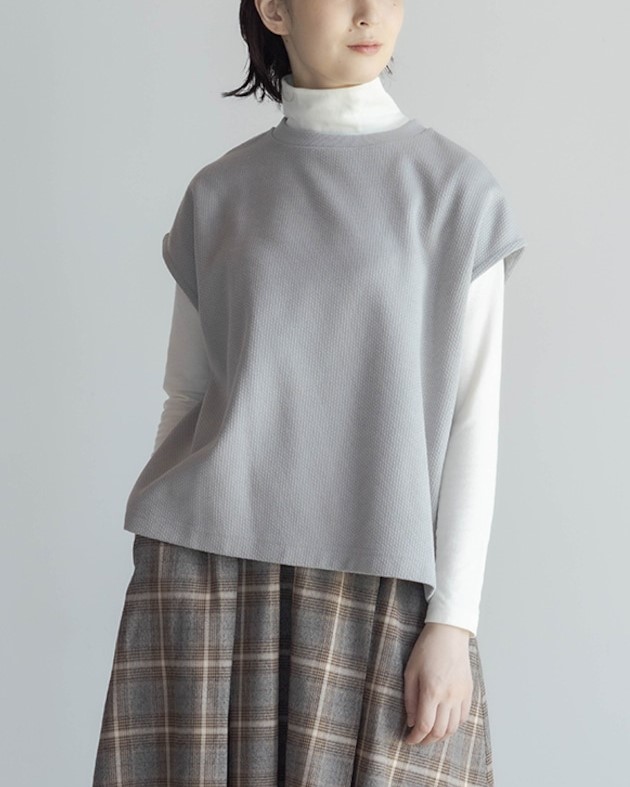 リラシク / バーズアイジャカード裏起毛ベスト | ITEM,Tops