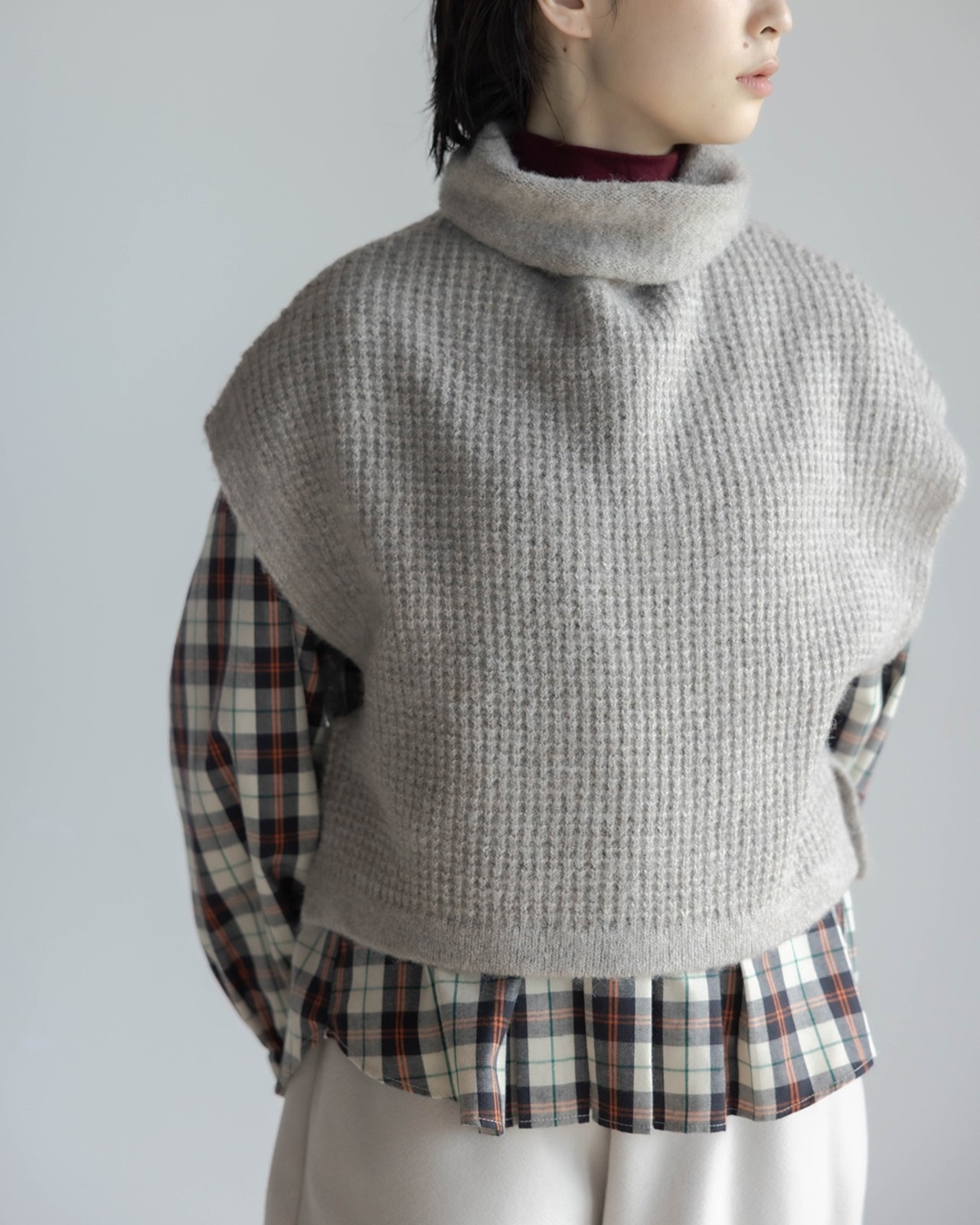 リラシク / オフタートルニットベスト | ITEM,Tops | アバン