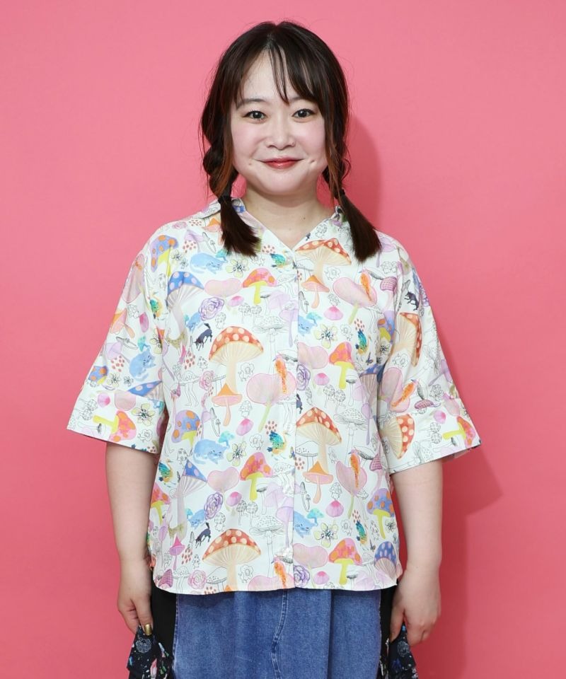 スカラー / キノコ・POP・イチゴ柄 3柄展開シャツ | BRAND,ScoLar