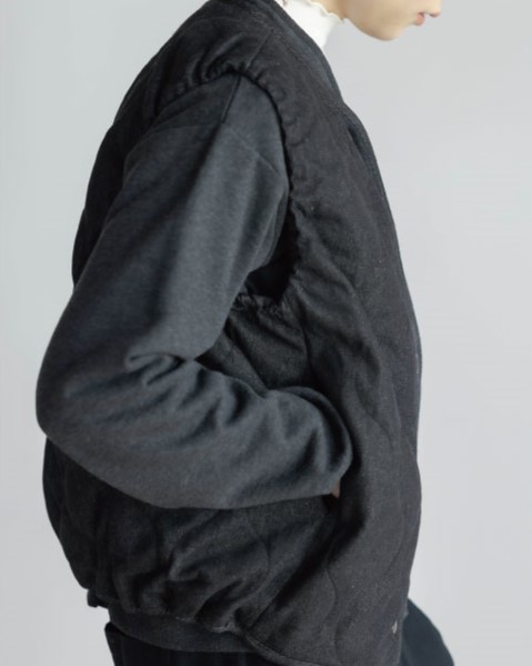 リラシク / キルティンクデニム中綿ベスト | ITEM,Outer